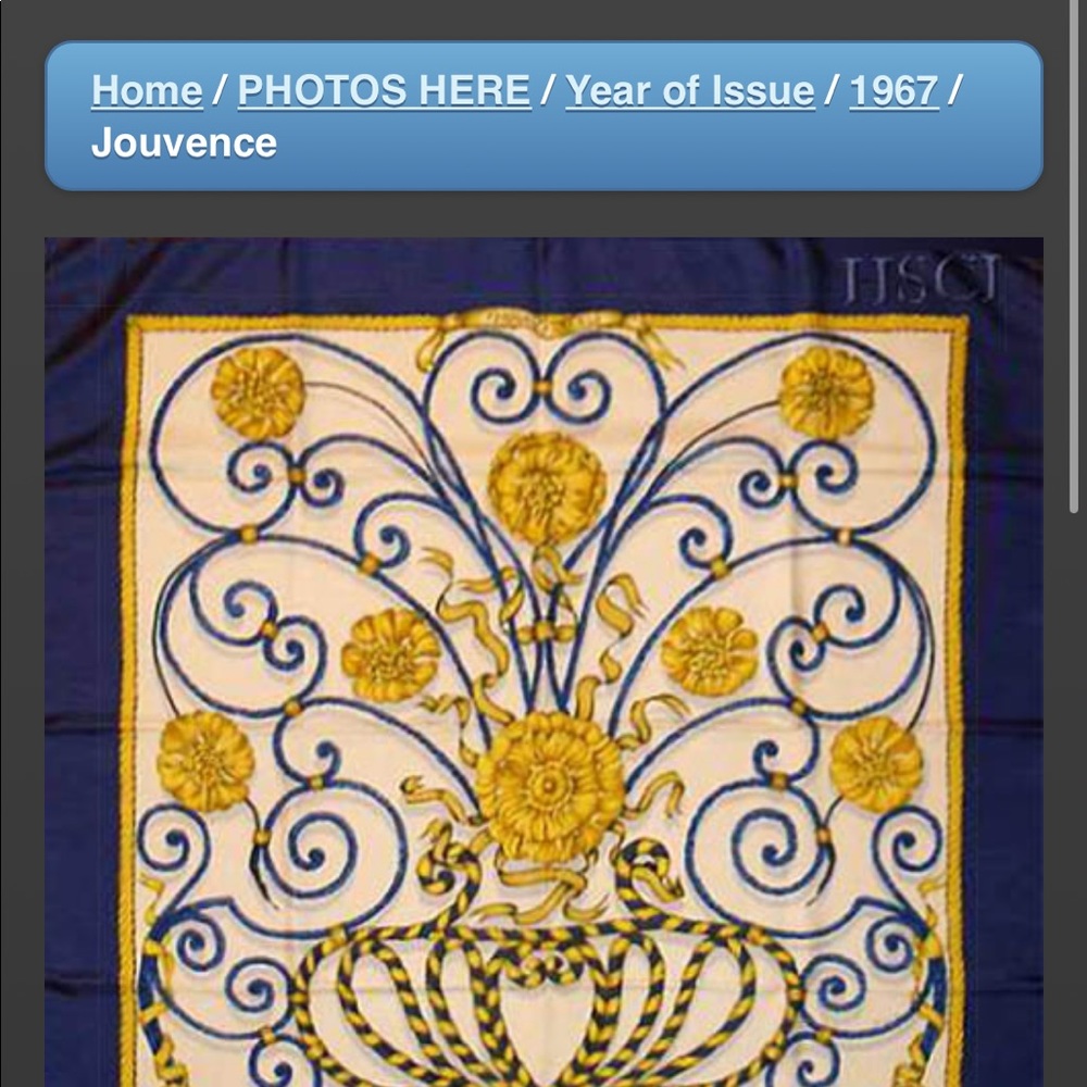 1967 HERMES JOUVENCE SCARF - Picture 7 of 7